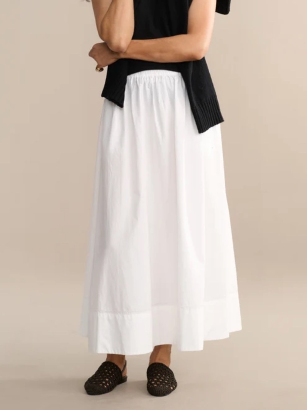 NWT Jenni Kayne Lauren Skirt in White - S